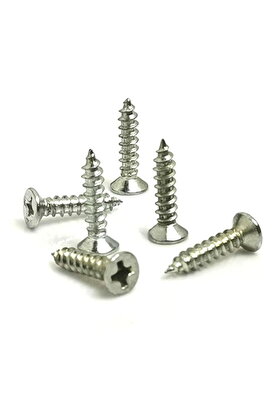 evimdeyokyok Klips, Menteşe, Ayak, Ağaç, Sunta Vidası 2,2x13 mm - Nikel 1000 Adet