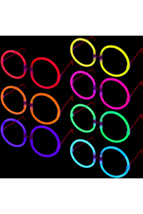 evimdeyokyok Glow Stick Yuvarlak Gözlük 12 Adet