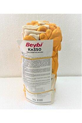 Beybi Kn350 Flex Iş Eldiveni - 3/4 Nitril Kaplı - Ekonomik Paket - (12 ADET) No:10