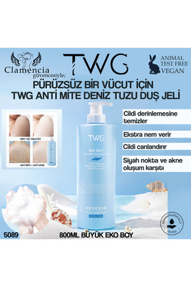 Twg Anti Mite Deniz Tuzu Duş Jeli 800Ml