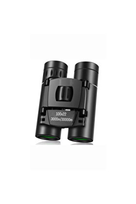 evimdeyokyok 100x22 Cepte Taşımalı Kauçuk Kaplama Profesyonel Mini Dürbün 3000m/30000m Tdrtr