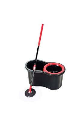 Go İthalat 13Lt - Si̇yah - Şi̇ri̇nk Otomati̇k Dönerli̇ Kova Mop Temi̇zlk Seti̇ (4674)