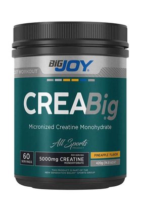 Bigjoy Sports Kreatin Creabig Creatine 420gr 60 Servis Ananas Monohydrate %100 Mikronize