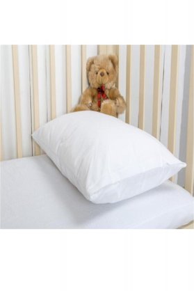 Divanev Bebe Pamuklu Sıvı Geçirmez Yatak Koruyucu Alez Yastık Kılıfı 35X45 Cm 1 Adet