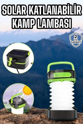 Home Güneş Enerjili Led Lamba Kamp Lambası Katlanabilir Lamba Usb Şarjlı