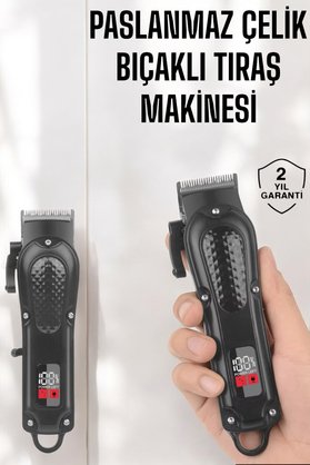 Budükkanda Sıfır Tıraş Makinesi Dijital Göstergeli Paslanmaz Çelik Bıçaklı Taşınabilir