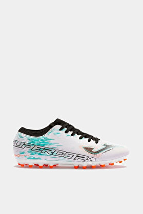 Joma Erkek Futbol Maç Krampon Supercopa 2302 Whi̇te Blue Fi̇rm Ground Sups2302Fg
