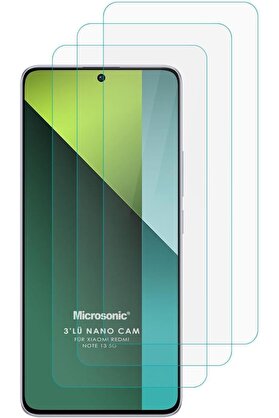 STOREMAX lvnshop 13 4G Screen Protector Glass Cam Ekran (3`lü Paket) [ 13 4G ile Uyumlu Ekran - Şeffaf] 2241