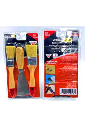 Go İthalat 3 Parça Spatula50Mm- Kesti̇rme Fırçano-1-1.5Seti̇ (4457)