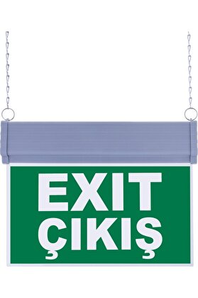 evimdeyokyok Sg051-d2 Çift Yönlü Acil Yönlendirme Armatürü (ZİNCİRLİ) Exit Çıkış Tdrtr