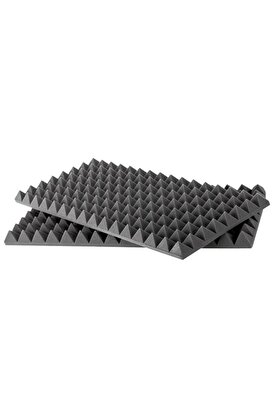 evimdeyokyok Piramit Sünger Antrasit 4cm 80cm x 120cm 10 Adet (10 m2) TdrTR