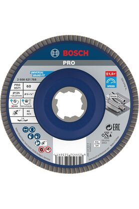 STOREMAX svticaret 1x PRO Metal X571 Yelpaze Taşlama Diski, X-Lock için Açılı Tasarım (Çelik, Paslanma