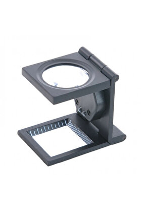 evimdeyokyok 25x25 Mm Full Çelik Kaplı Katlamalı Büyüteç Th-9005b