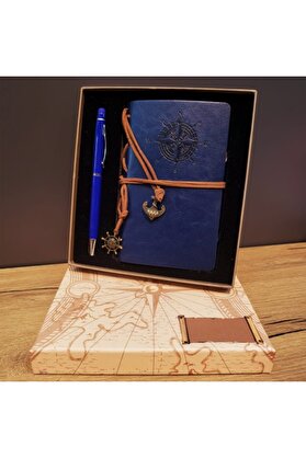 evimdeyokyok Pusula Defter Ve Tükenmez Kalem Set