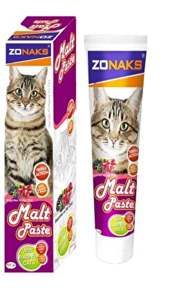 Zonax Malt Paste 100 Gr. Yavru Ve Yeti̇şki̇n Kedi̇ler İçi̇n Malt Pasta