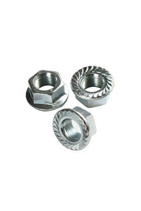 evimdeyokyok Altıköşe Flanşlı Somun M6 - 100 Adet TdrTr