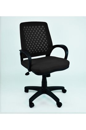 Elegant Siyah Haraketli Ofis Büro Çalışma Koltuğu Sandalyesi