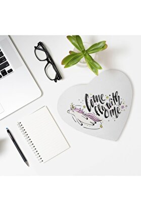 STOREMAX modaflux Kız Arkadaşa Hediyelik Baskılı Kalp Mouse Pad - Mousepad - Fare Altlığı polynova 395519
