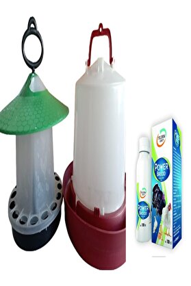 Tavuk Yemli̇k 4 Kg Ve Tavuk Suluk 8 Lt+ Power Brood 100 Ml