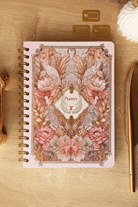 Victoria's Journals A5 Spiralli Süresiz-Motivasyon Sayfalı-Haftalık Planlayıcı Ajanda