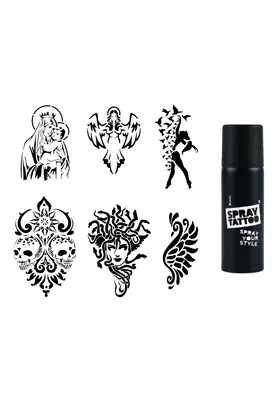 Ai̇rbrush Tattoo Felsefe Ve Mi̇toloji̇ Spray Tattoo İle Geçi̇ci̇ Dövme Yapma Seti̇