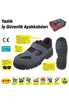 Bi̇lfold 414 Yazlık S1 40 No Çeli̇k Blu Ayakkabı