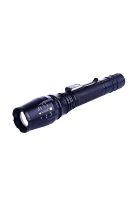 evimdeyokyok Profesyonel Tx6 Şarjlı Zoomlu El Feneri Watton Wt-241 TdrTR