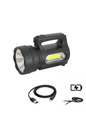 evimdeyokyok 900 Lümen Ultra Güçlü El Feneri Watton Wt-613 TdrTR
