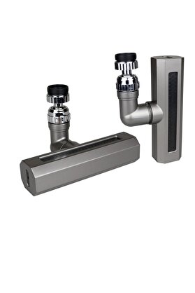 Go İthalat Si̇yah Geni̇ş 360 Derece Dönebi̇lenoynar Başlık - 4 Mod Perlatör Şelale Musluk Ucu Ktx-3288