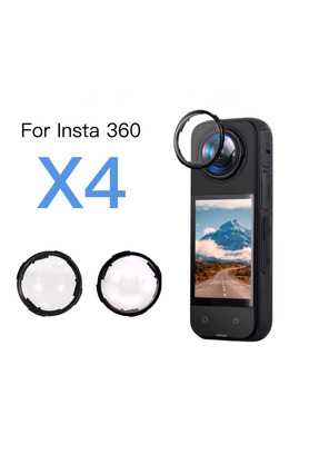 İRHANLAR İnsta 360 X4 Aksiyon Kamera Lens Koruma Action Kamera Lens Koruyucu Darbeye Dayanıklı 2 Adet
