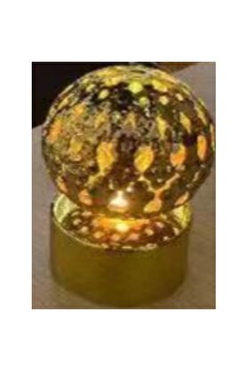evimdeyokyok 12 li Ramazan Ayaklı Led Işık Gold Renk Gün Işığı
