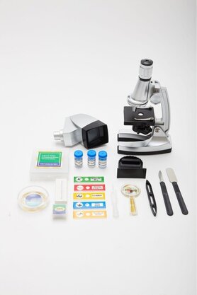evimdeyokyok Nikula 50x-100x-200x-400x-600-1200x Çocuklariçin Eğitici Projektörlü Mikroskop Seti Tdrtr