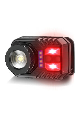 evimdeyokyok Peakstar Ps-571 Sensör Xpg Cob Led Usb Şarj Edilebilir Lityum Pilli Zoomlu Kafa Lambası Tdrtr