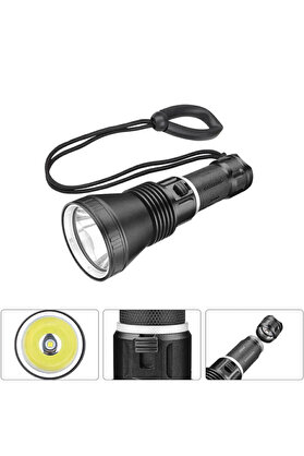 evimdeyokyok 4200 Lümen Profesyonel Şarjlı El Feneri Watton Wt-655 Tdrtr