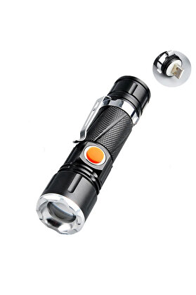 evimdeyokyok P50 Led Şarjli Mıknatıslı Usb El Feneri Watton Wt-622 Tdrtr