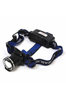 evimdeyokyok F.b.ı F-823 Xlm T6 Led Su Geçirmez Şarjlı Kafa Lambası Tdrtr