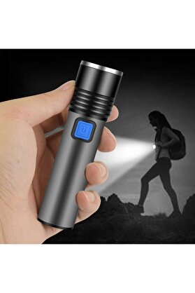 evimdeyokyok Mini Profesyonel En Güçlü El Feneri Watton Wt-015 Tdrtr