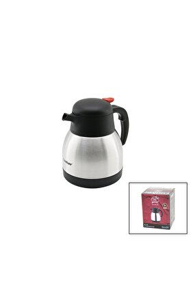 Go İthalat 1Lt Çeli̇k Termos Inox Seri̇si̇ 12 Saat Sıcak - 24 Saat Soğuk Çi̇ft Contalı Kapak