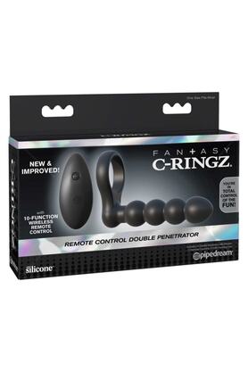 Pi̇pedream Fantasy C-Ri̇ngz Uzaktan Kumandalı Double Penetrator