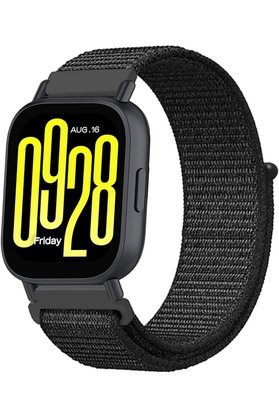 Fibaks Xiaomi Redmi Watch 5 Active / Watch 5 Lite Uyumlu Nylon Hasır Dokuma Akıllı Saat Kordon Kayış