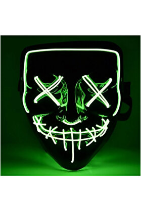 Ethab Ti̇caret Led Işıklı Yeşi̇l Maske