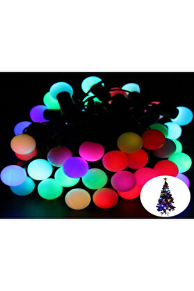 Ethab Ticaret Glbl-Tstil4136 5 Metre 28 Mini Top Rgb Led Siyah Kablo