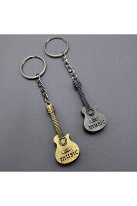 Ethab Ticaret Glbl-Tstil4136 Metal Gitar Anahtarlık
