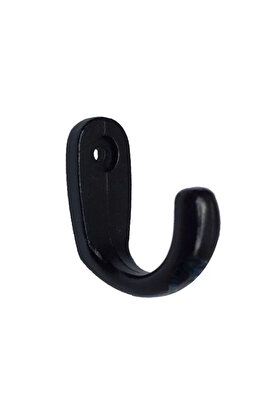 Hayat Store Büyük Tekli̇ Fi̇ncan Askı, Dekor Askısı - Si̇yah, 12X23X30 Mm