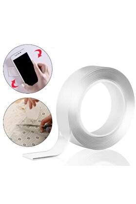 Ethab Ticaret Glbl-Tstil4136 Çift Taraflı Nano Bant 2 Metre