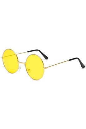 Ethab Ti̇caret Yuvarlak Cam John Lennon Tarzı Gold Çerçeveli̇ Sarı Gözlük