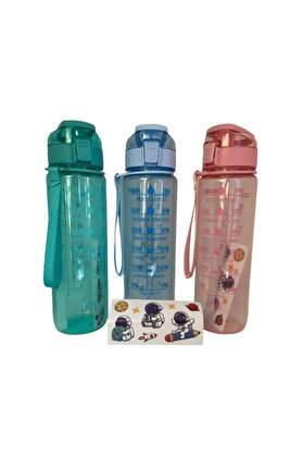 Ethab Ticaret Glbl-Tstil4136 Motivasyon Su Matarası 1 Litre