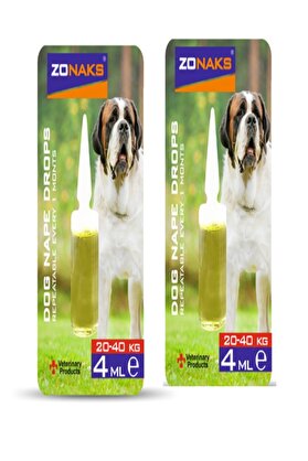 Zonax Köpekleri̇ni̇z Içi̇n Ense Dış Damla 20 - 40 Kg Ağırlığındaki̇ Içi̇n 4 Ml X 2 Adet