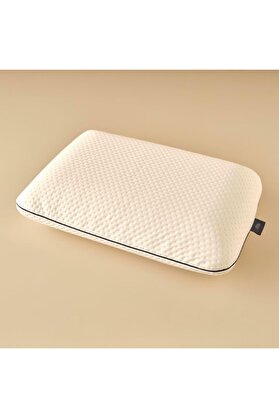 STOREMAX ynsShoping Düz Dış Kumaş:%65%35 Viskon/İç Dolgu:%100 Viskoelastik Sünger Yastık, Beyaz, 60x40x13 cm