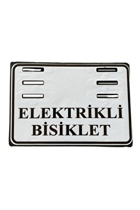 Atl Yerli̇ E-Bi̇ke Plakalık Plasti̇k